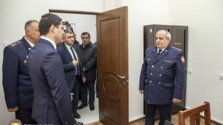 Վերանորոգվել է Ստեփանավանի քննչական բաժնին հատկացված նոր վարչական շենքը․ բացման արարողությանը ներկա է գտնվել ՀՀ ՔԿ նախագահ Արգիշտի Քյարամյանը (տեսանյութ, լուսանկարներ)